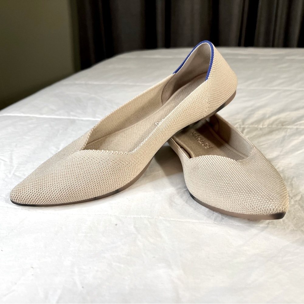 Rothy’s The Point in Ecru Size 9 - Great Condition! *FREE SHIPPING*
